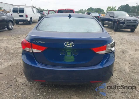 2013 Hyundai Elantra Gls из США, поврежденный, VIN KMHDH4AE7DU809260
